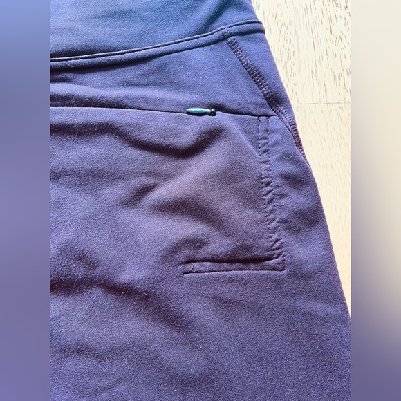 Patagonia Cool Wear Flare Refective Leggings Sz M Purple Wide Leg Athletic wear - Picture 7 of 12